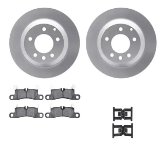 R1 Concepts WDUH1-74145 Carbon Series Brake Rotors W/ 5000 Oep Brake Pads & Hdw